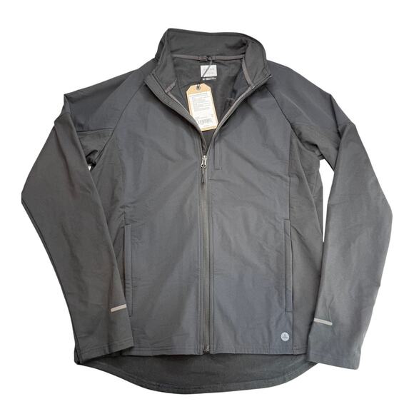 NWT prAna Mens Ice Flow Hybrid Jacket Full Zip Soft Shell Black Size M - Picture 4 of 8